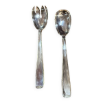 Couverts � salade en m�tal argent�