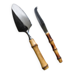 Couverts de service manches bambou