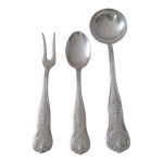 Couverts de service mtal argent