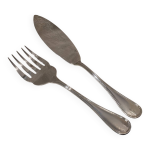 Couvert  servir le poisson 2p mtal argent orfvre christofle albi