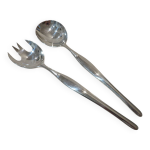 Couvert  servir la salade 2p mtal argent orfvre christofle duo 24, 6cm