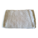 Couverture de carrs en crochet fait main