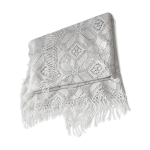 Couvre lit au cochet vintage 180 x 200 cm