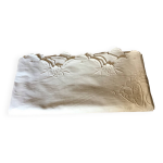 Couvre lit coton blanc