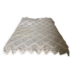 Couvre lit crochet  losanges