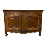 Cr�dence proven�ale ajour�e en noyer d'�poque du xviii �me si�cle