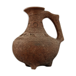 Cruche en terre cuite ethnique