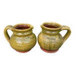 Cruche en terre cuite vernisse