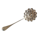 Cuiller saupoudreuse en argent massif