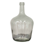 Dame jeanne bonbonne verre transparent vintage 25cm