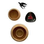 Dcoration paniers empilables vintage