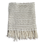 Descente de lit - plaid en fil de coton ancien