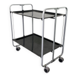 Desserte bauhaus noir vintage pliante