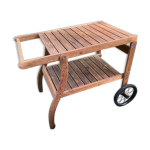 Desserte en bois exotique