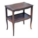 Desserte etagre bois massif et pieds courbs vintage