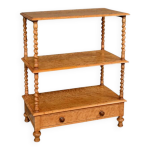 Desserte en loupe d rable mouchet fin xixe