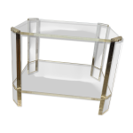 Desserte en plexiglas 70s