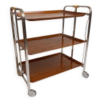 Desserte pliable dinett bremshey, chrome & teck, annes 70