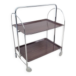 Desserte pliante vintage � roulette vers 1970
