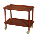 Desserte en teck par poul hundevad pour vamdrup - danemark - 1960 Desserte en teck par poul hundevad pour vamdrup - danemark - 1960