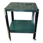 Desserte vintage en bois vert