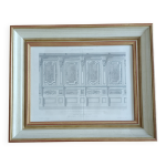 Dessin d'architecture au crayon des boiseries chapelle cathédrale de rouen Dessin d'architecture au crayon des boiseries chapelle cathédrale de rouen