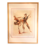 Dessin  ballet  opra de paris 1948