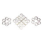 Dessous de plat accompagn� de deux sous - bouteilles gallia pour christofle