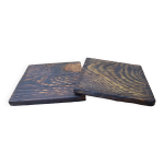 Dessous de plat en bois brl