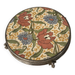 Dessous de plat en faence sarreguemines motif art deco