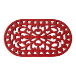 Dessous de plat en fonte maill rouge