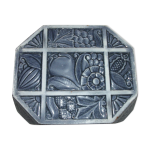 Dessous de plat en fonte émaillée. art déco Dessous de plat en fonte émaillée. art déco