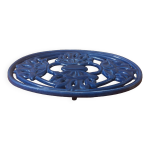 Dessous de plat en fonte émaillée bleu Dessous de plat en fonte émaillée bleu