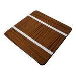 Dessous de plat formica bois et nacre Dessous de plat formica bois et nacre