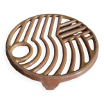 Dessous de plat en mtal maill rond