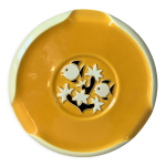 Dessous de plat vallauris  dcor aquatique