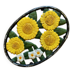 Dessous de plat vintage en fonte