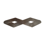 Dessous de plat vintage en inox