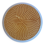 Dessous de table retro vintage sarguemines motifs vagues