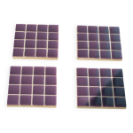 Dessous de verre - emaux de verre - mosaïque - fait - main - prune - violet - lot de 4 Dessous de verre - emaux de verre - mosaïque - fait - main - prune - violet - lot de 4
