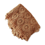 Dessus de lit crochet teint Dessus de lit crochet teint