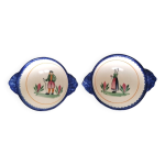 Deux bols bretons henriot quimper