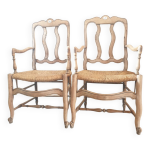 Deux fauteuils de provenale