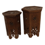 Deux tabourets syrien