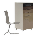 Df2000 trolley bar cabinet by raymond loewy for the doubinsky frres 1968