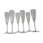 Dom perignon flutes baccarat 6p.