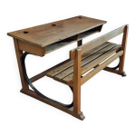 Double bureau d colier en bois et mtal 1920 trs bon tat