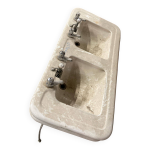 Double vasque ancienne 120 x 60