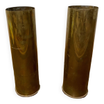 Douilles d'obus 1942 en laiton / vase / porte - parapluie Douilles d'obus 1942 en laiton / vase / porte - parapluie
