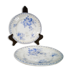 Duo d'assiettes  dessert u&c sarreguemines - modle flore